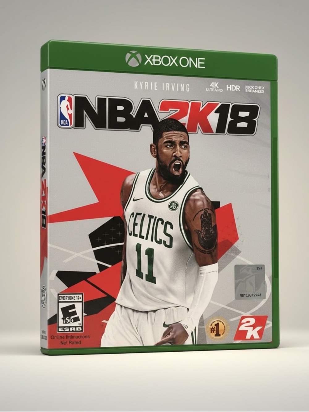 NBA 2K18 Xbox One Game - Kyrie Irving Cover (Green, White, Red)